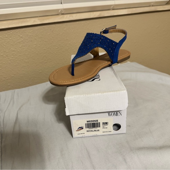 Royal Blue Women's Sandals - Picture 1 of 1